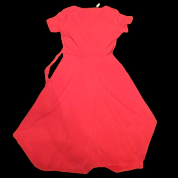 Red Flowly Dress - Picture 4 of 4